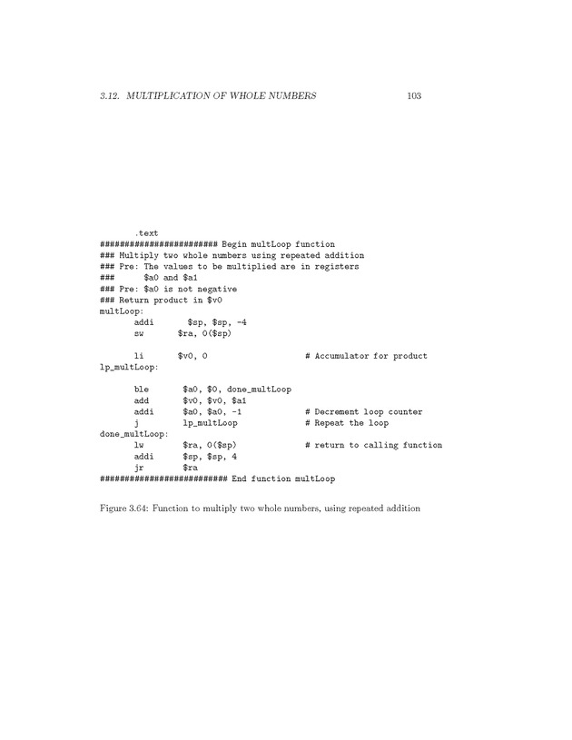 Computer Organization with MIPS - Page 103